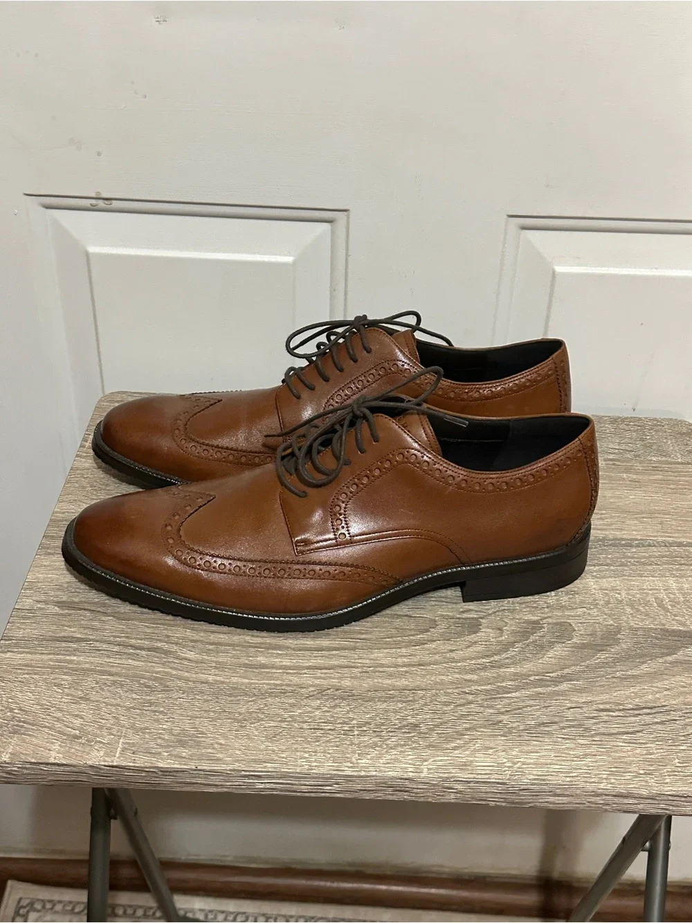 COLE HAAN Mens Dress Shoes 'Me Wing Oxford' Lace up C34598 Tan size 13M